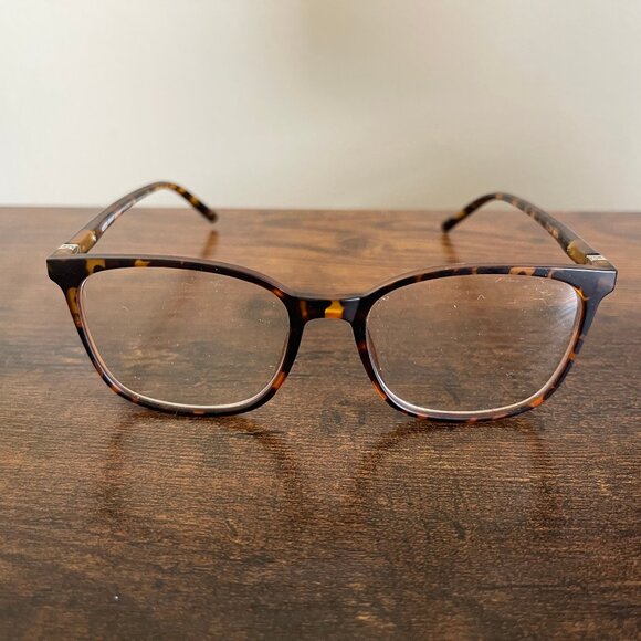 Women'sFoster Grant Design Optics Tortoise Shell Eyeglass Frames Only 52-17-140 - Picture 1 of 10